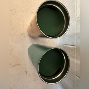 Set of 2 Starbucks 20 ounce stainless steel cups